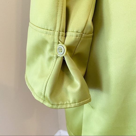 Dennis Basso Green Zip Hooded Jacket - 2X - Picture 7 of 15